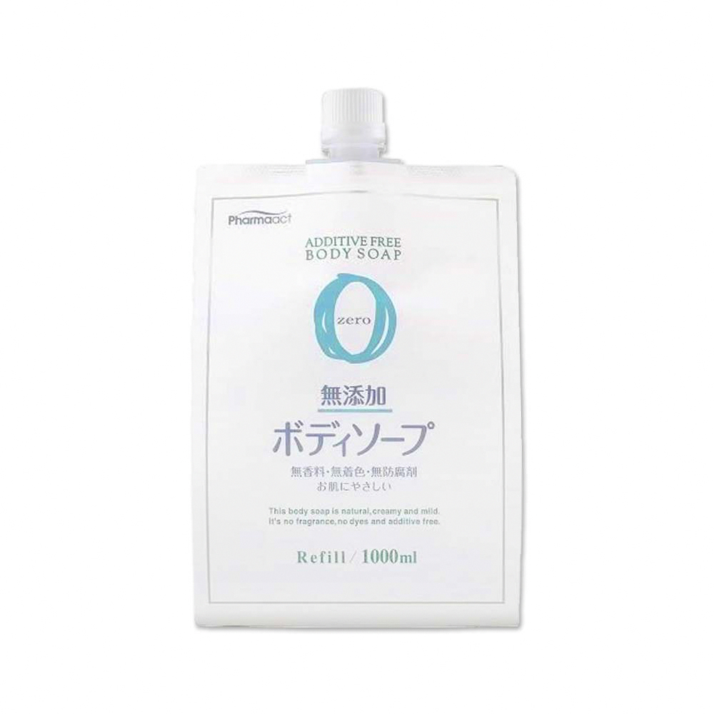 日本KUMANO熊野油脂-zero無添加保濕沐浴露1000ml/補充包