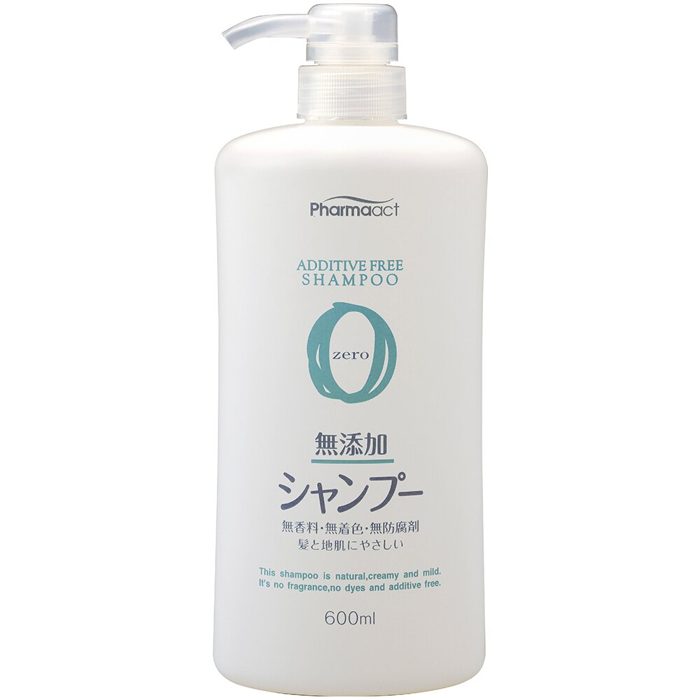 日本【 熊野油脂】 KUM無添加按壓式洗髮精 600ml