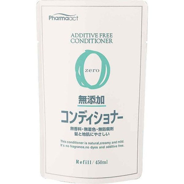 日本【 熊野油脂】 無添加潤髮乳 補充包 450ml