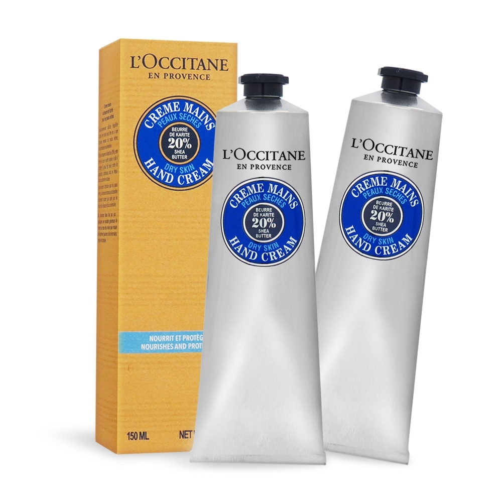 L'OCCITANE 歐舒丹 乳油木護手霜150mlx2入 新版 (專櫃公司貨)