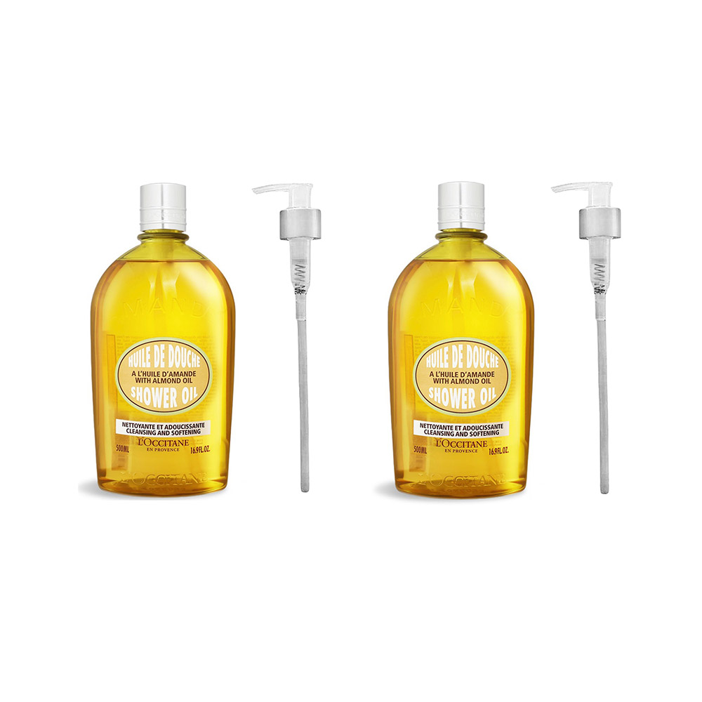 L'OCCITANE 歐舒丹 杏仁沐浴油 500ml x2入組