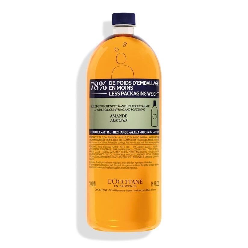 L'OCCITANE 歐舒丹 杏仁沐浴油補充瓶500ml