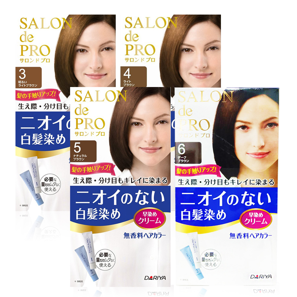 日本DARIYA 塔莉雅 沙龍級無味型白髮染髮劑 多色任選 (同款2入)