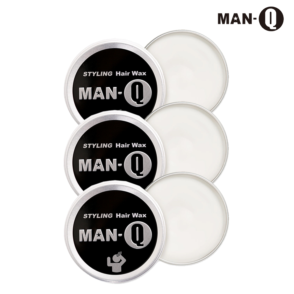 MAN-Q 光澤造型髮蠟x3入(60g/入)