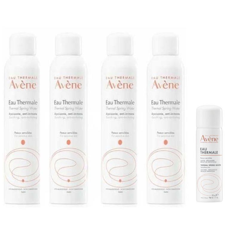 Avene 雅漾 舒護活泉水300ml 四入組 送 舒護活泉水50ml*2