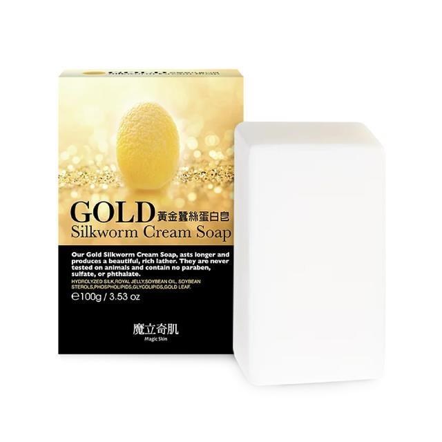 魔立奇肌-黃金蠶絲蛋白皂 /100g