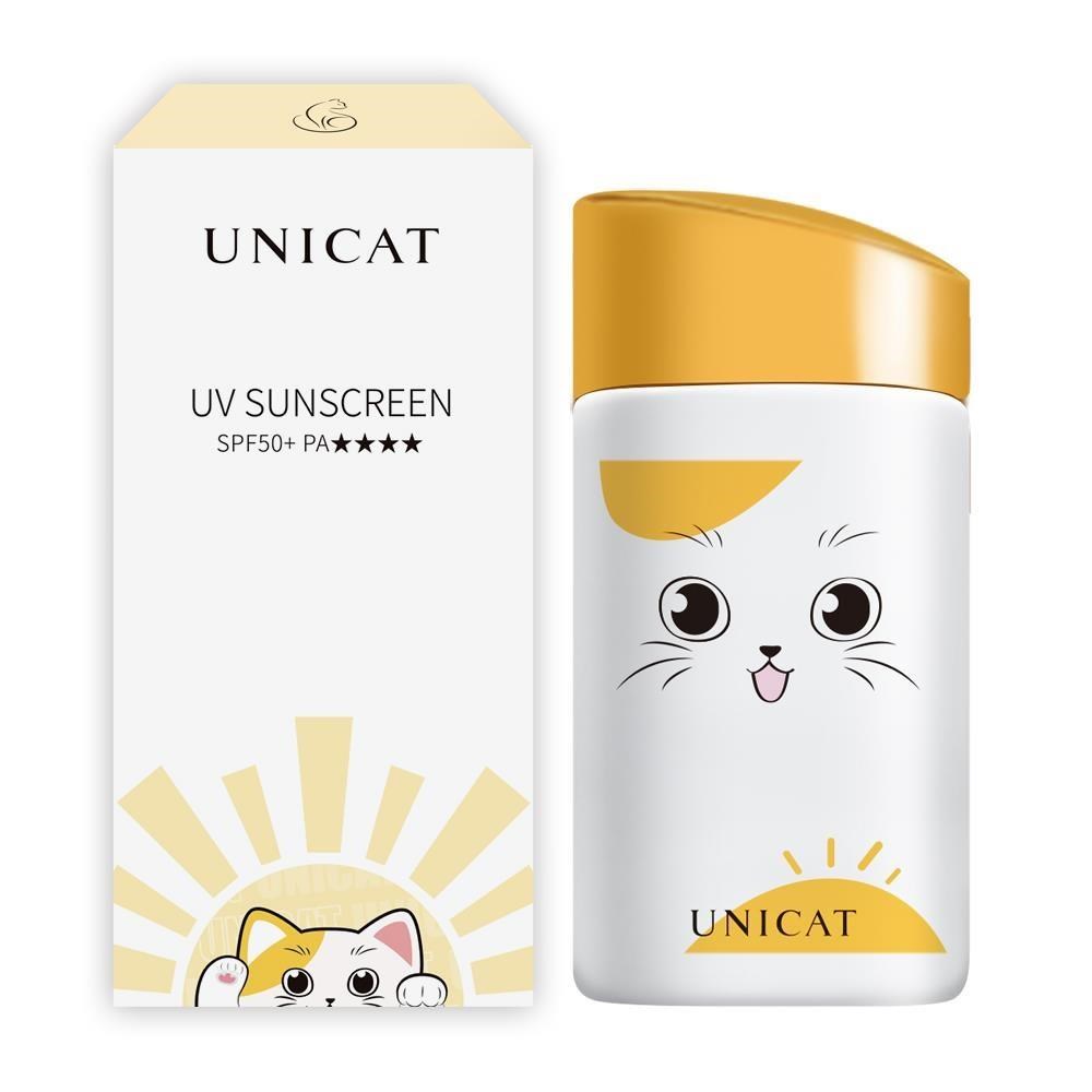 不沾口罩 萌貓超水感防曬隔離乳 50ml SPF50+ ★★★★ UNICAT