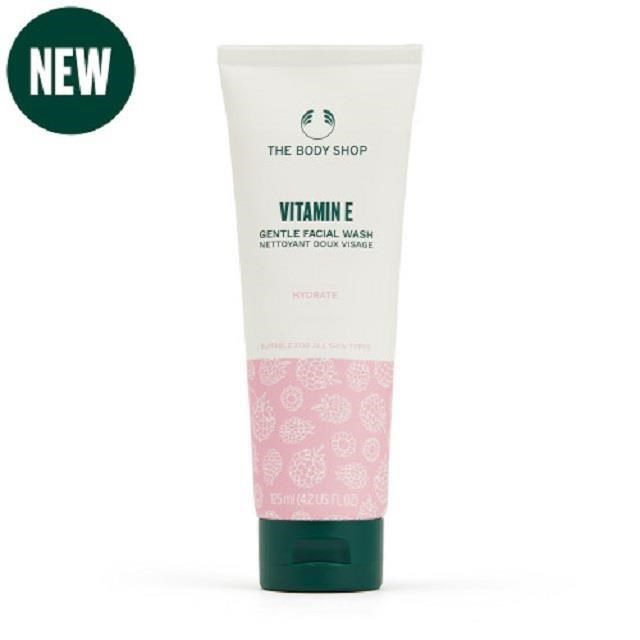 【THE BODY SHOP】維他命E保水潔顏乳-125ML