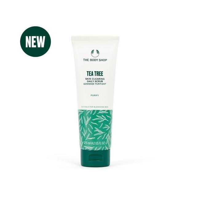 【THE BODY SHOP】 茶樹淨膚調理磨砂膏-125ML