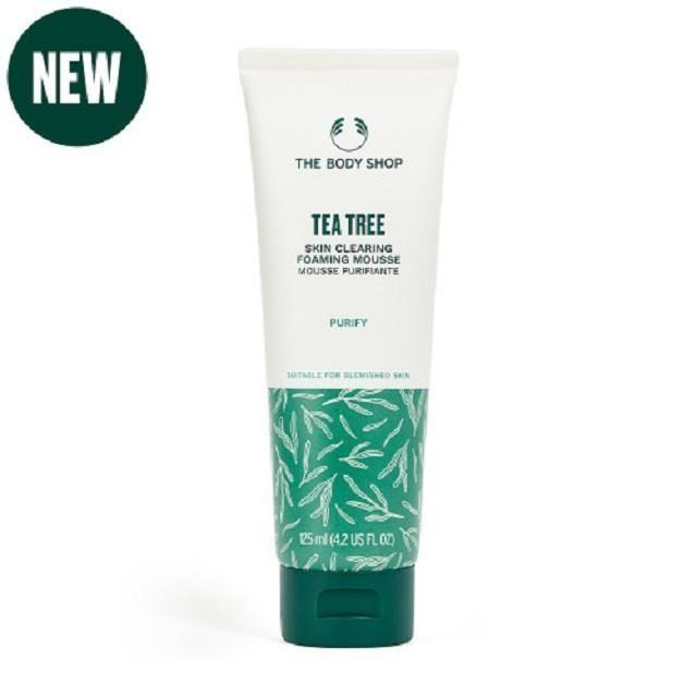 【THE BODY SHOP】茶樹淨膚深層泡沫潔面乳-125ML