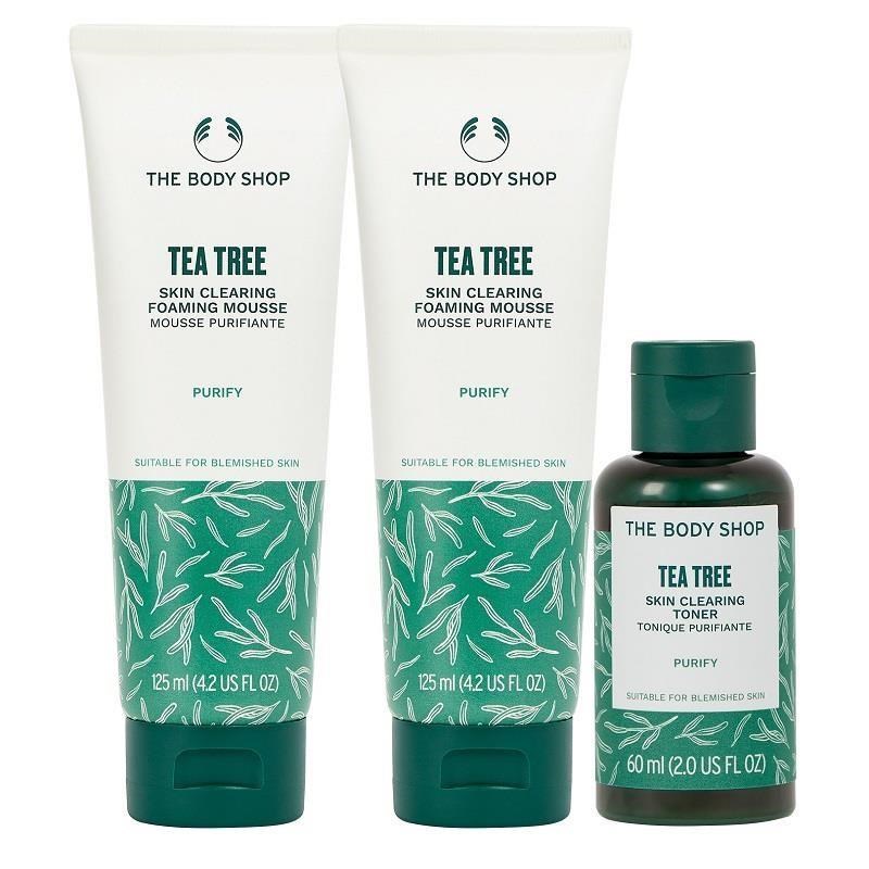 【THE BODY SHOP】茶樹泡沫潔面囤貨組(2025限定)