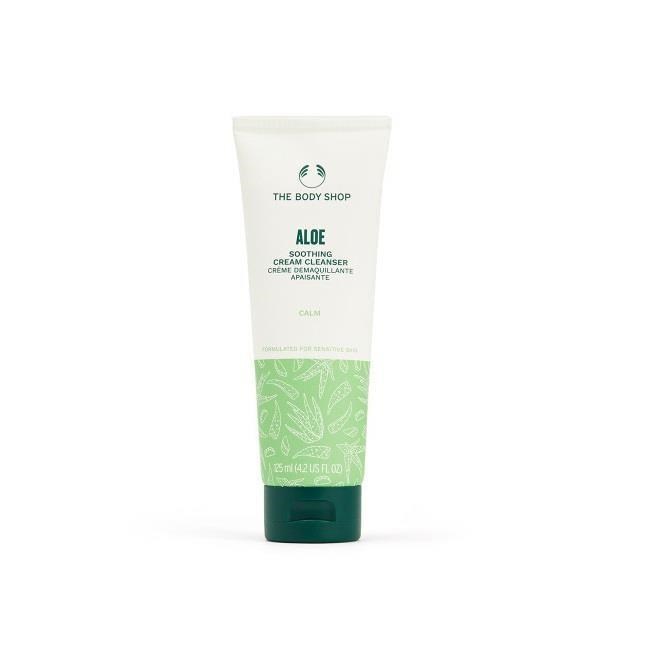 【THE BODY SHOP】蘆薈舒緩卸妝潔顏乳-125ML
