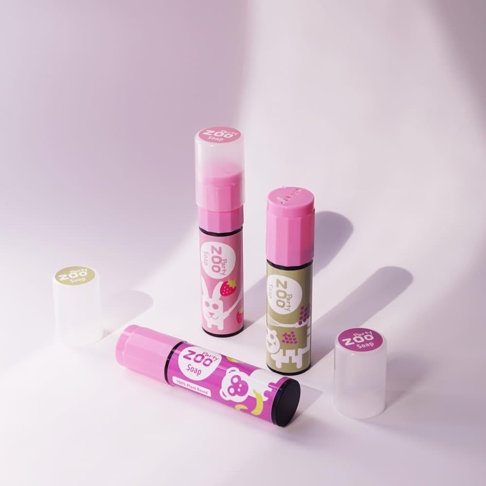【ZOO ㄖㄨˋ】抗菌滋潤香氛口袋肥皂(攜帶型) 粉紅夢幻泡泡三件組 10g*3