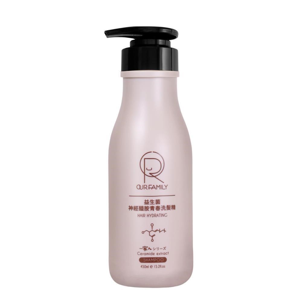 【OUR FAMILY 一家人】 益生菌神經醯胺青春洗髮精 400ml