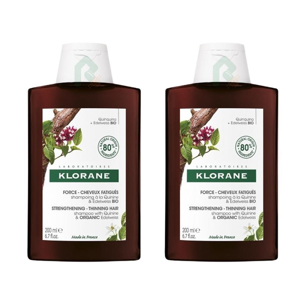 【KLORANE 蔻蘿蘭】養髮強韌洗髮精 200ml 2入組
