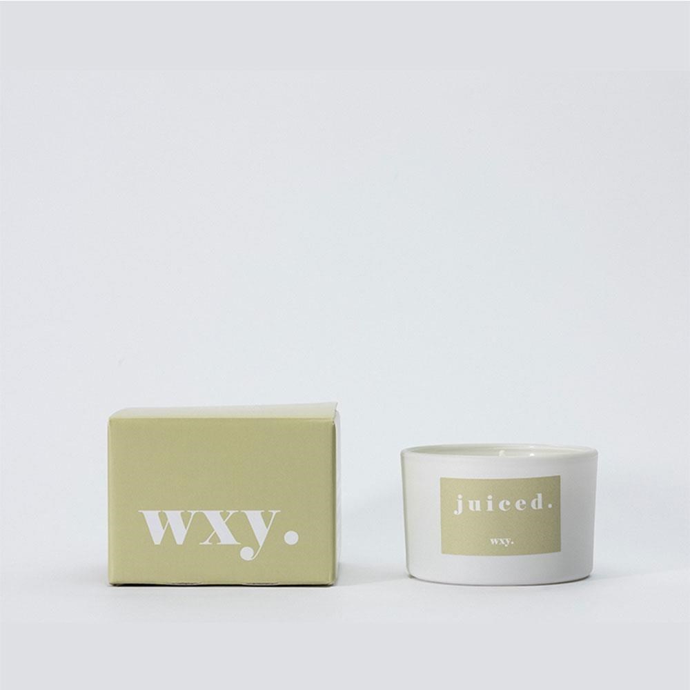【英國wxy】經典mini蠟燭 - juiced. 萊姆酪梨 & 黃瓜 / 95g