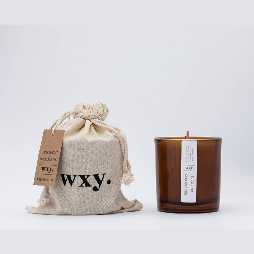【英國wxy】Amber 蠟燭(S) - 煙燻玫瑰 & 蘇門答臘松 /142g