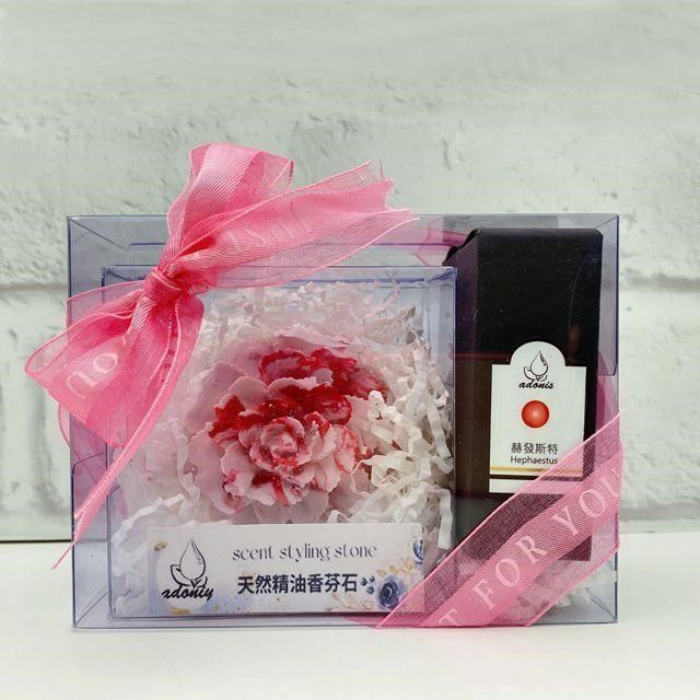 【鴻琴生活】愛媽咪花漾香氛禮盒(精油*2+香氛石*1) 母親節禮盒