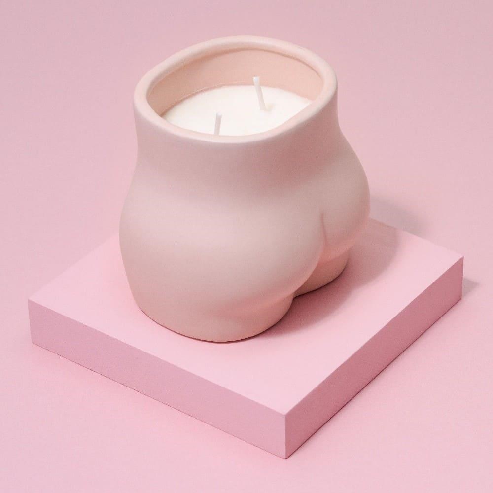 【英國 MÆGEN】Curve蠟燭-Pink 無花果 & 蕨/170g