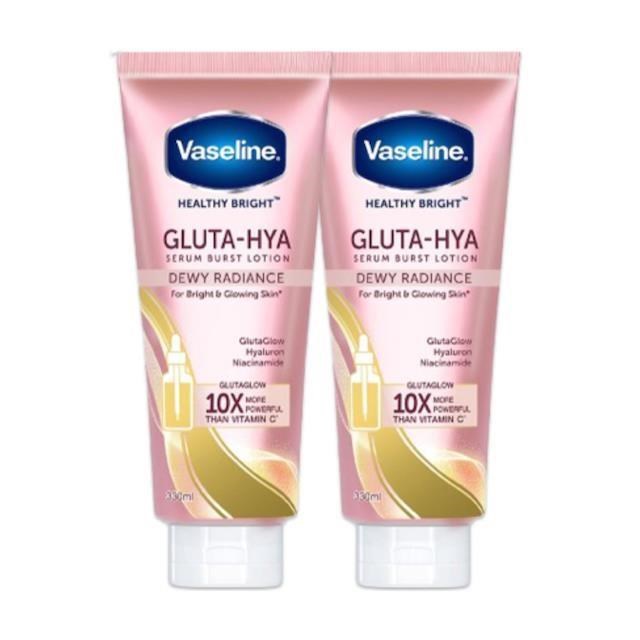 【Vaseline凡士林】肌亮水潤精華凝乳 330ml(2入)