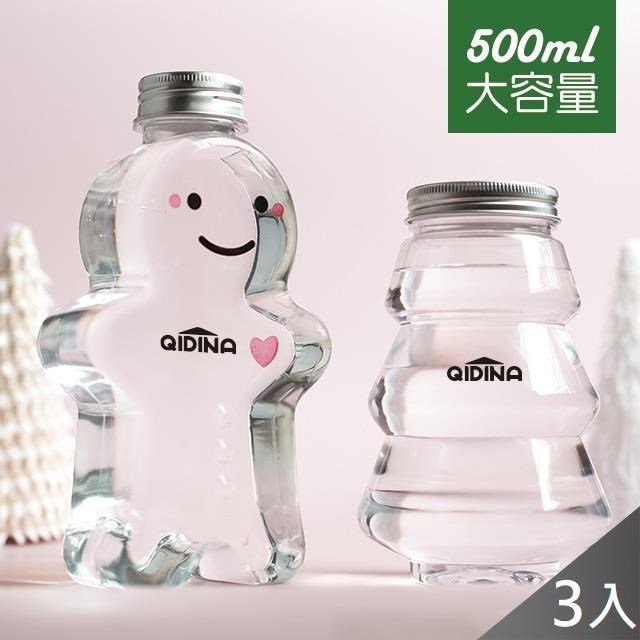 【藻土屋】聖誕限定造型補充瓶500ml-薑餅人款X3