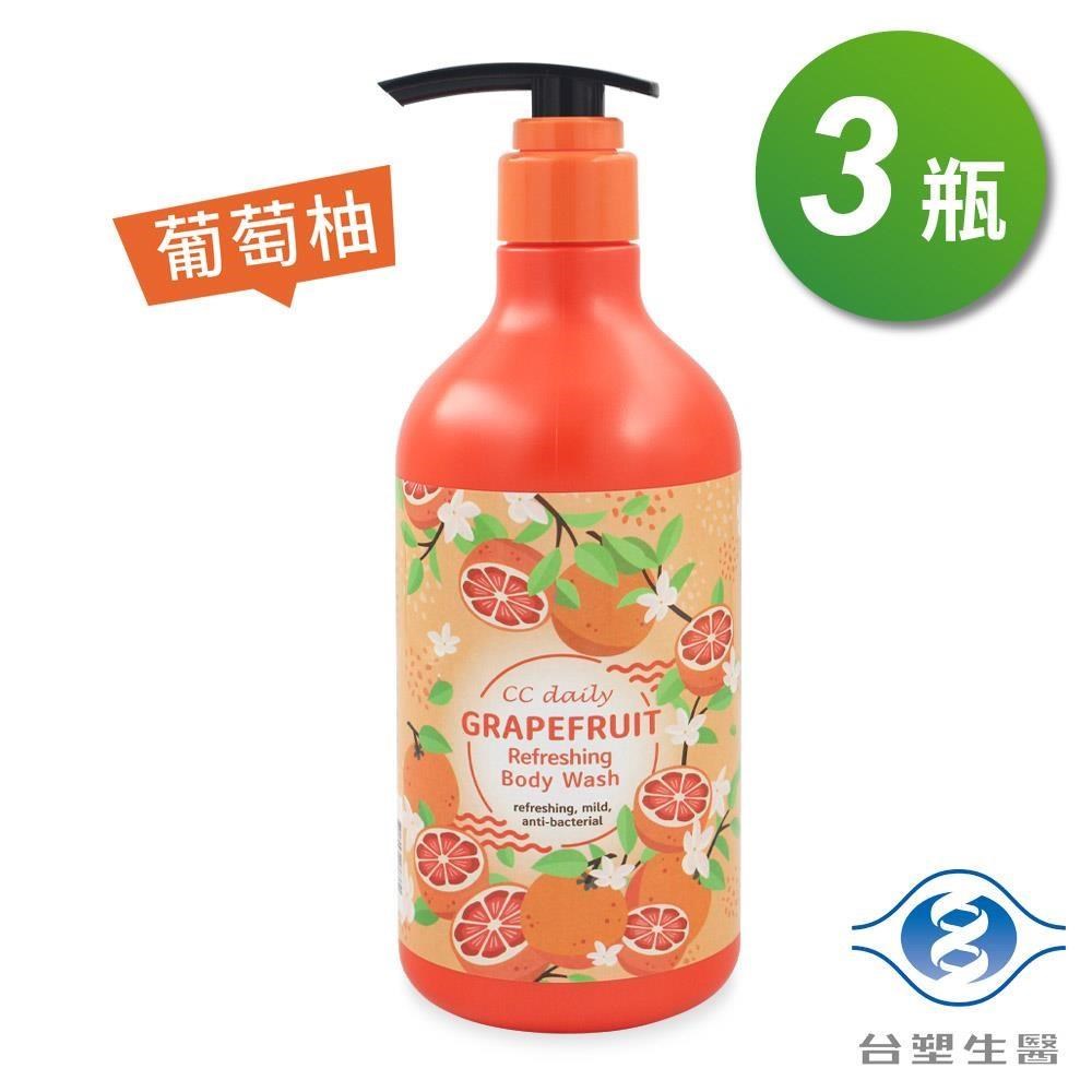 臺塑生醫 葡萄柚 清爽 沐浴乳 580g X 3瓶
