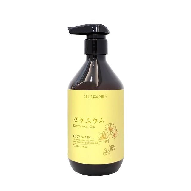 【OUR FAMILY 一家人】 益生菌天竺葵療癒亮白沐浴 500ml