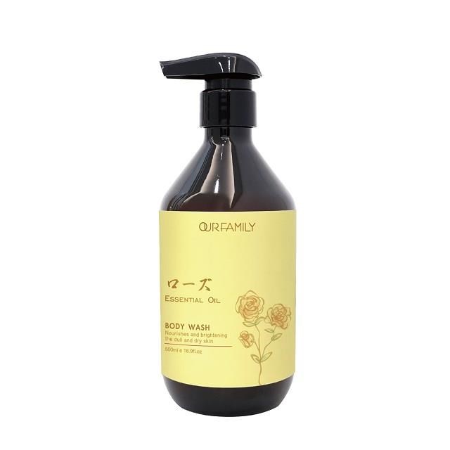 【OUR FAMILY 一家人】 益生菌玫瑰療癒幼嫩沐浴 500ml