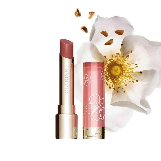 Clarins 克蘭詩 彈潤植萃固態美唇油2,9g_仙境粉櫻限定版