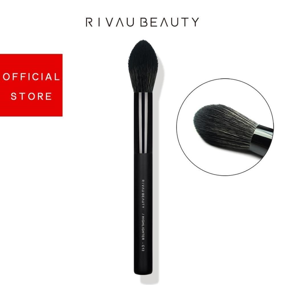 RIVAU BEAUTY / C13 打亮刷-黑色系列 | 化妝刷具 可作小蜜粉刷