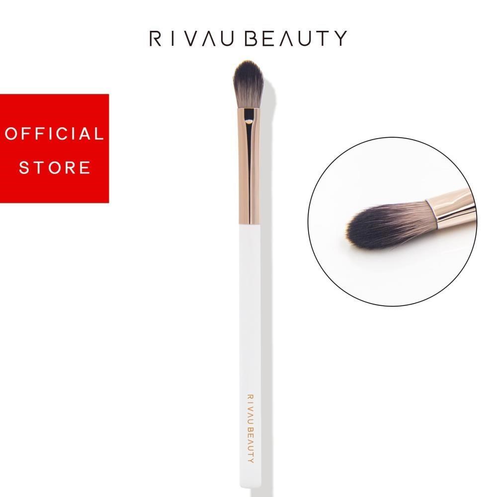 RIVAU BEAUTY / E62 中眼影刷 - 極簡白色系列 | 超柔軟纖維毛 化妝刷具