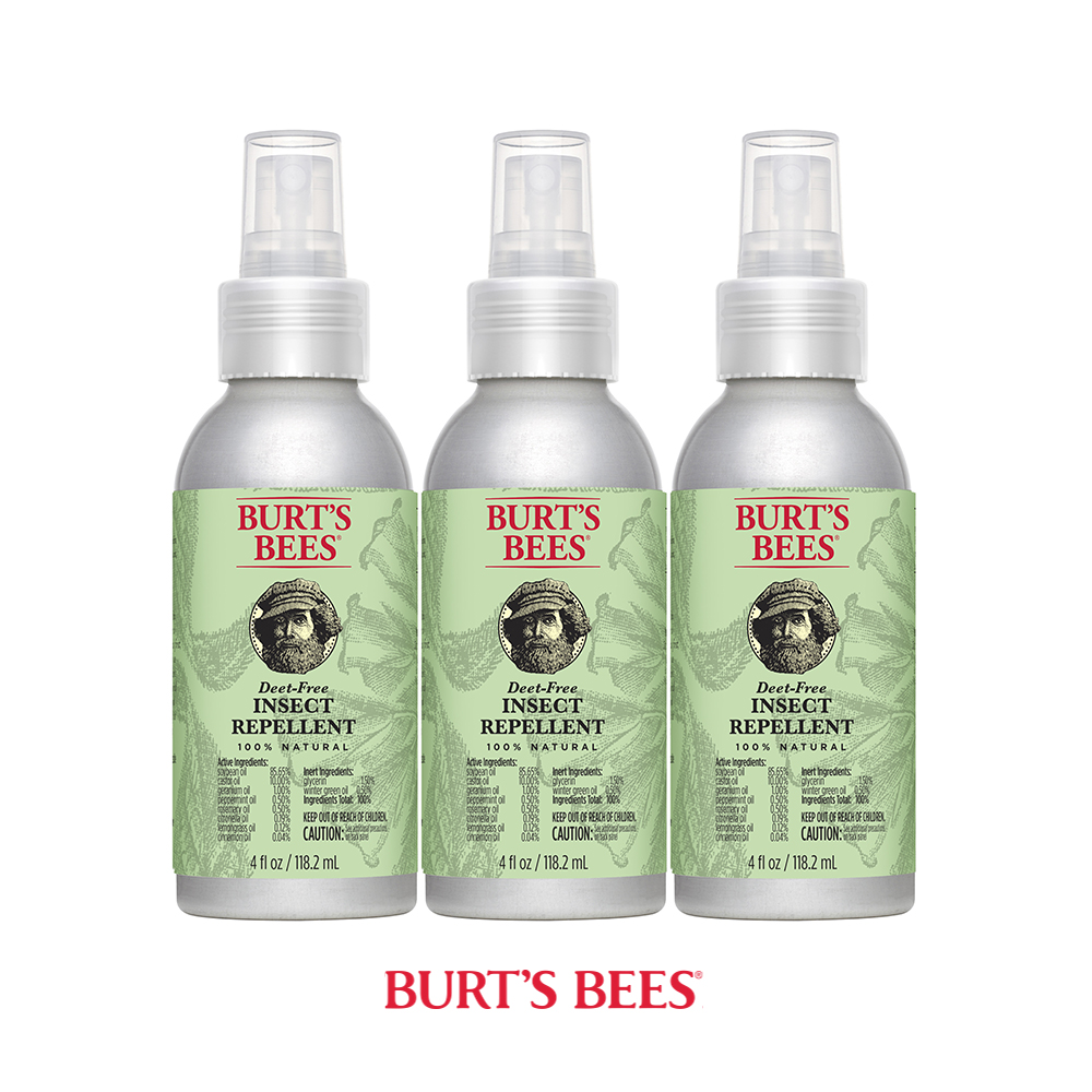 Burt’s Bees 檸檬草防蚊液(革新版) 118.2ml 3入