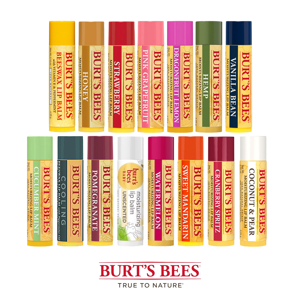 Burt’s Bees 護唇膏系列2入組
