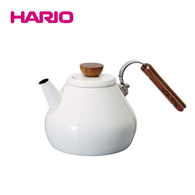 HARIO Bona琺瑯茶壺 BTK-80-W 800ml