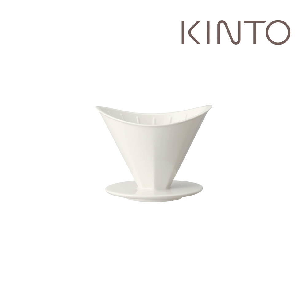 KINTO / OCT八角陶瓷濾杯(2杯)-白