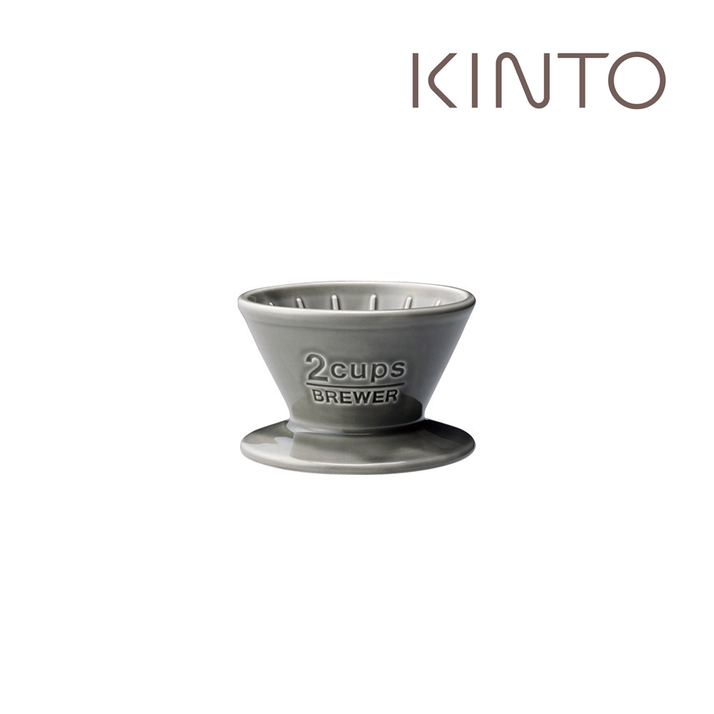 KINTO / SCS陶瓷濾杯2杯-灰