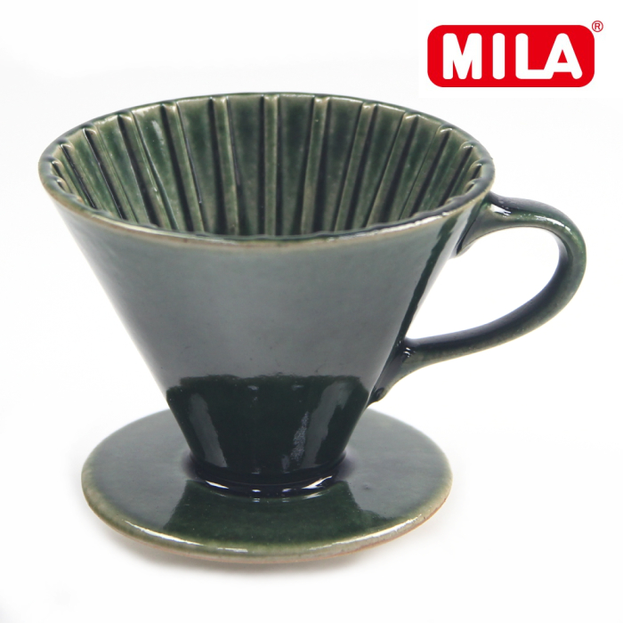 MILA日本製 織部燒 咖啡濾杯02-匠織部釉