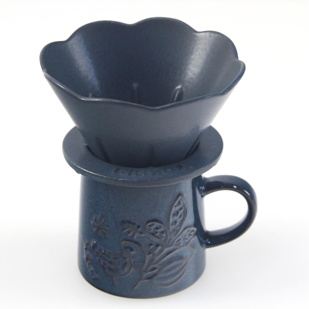日本 YUKURI 陶瓷咖啡濾杯加馬克杯 - 兩色可選