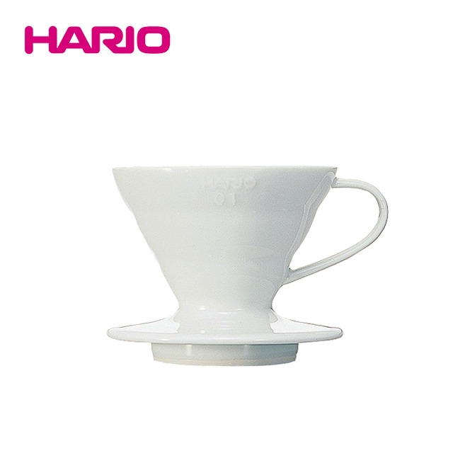 HARIO V60白色01磁石濾杯 VDCR-01-W