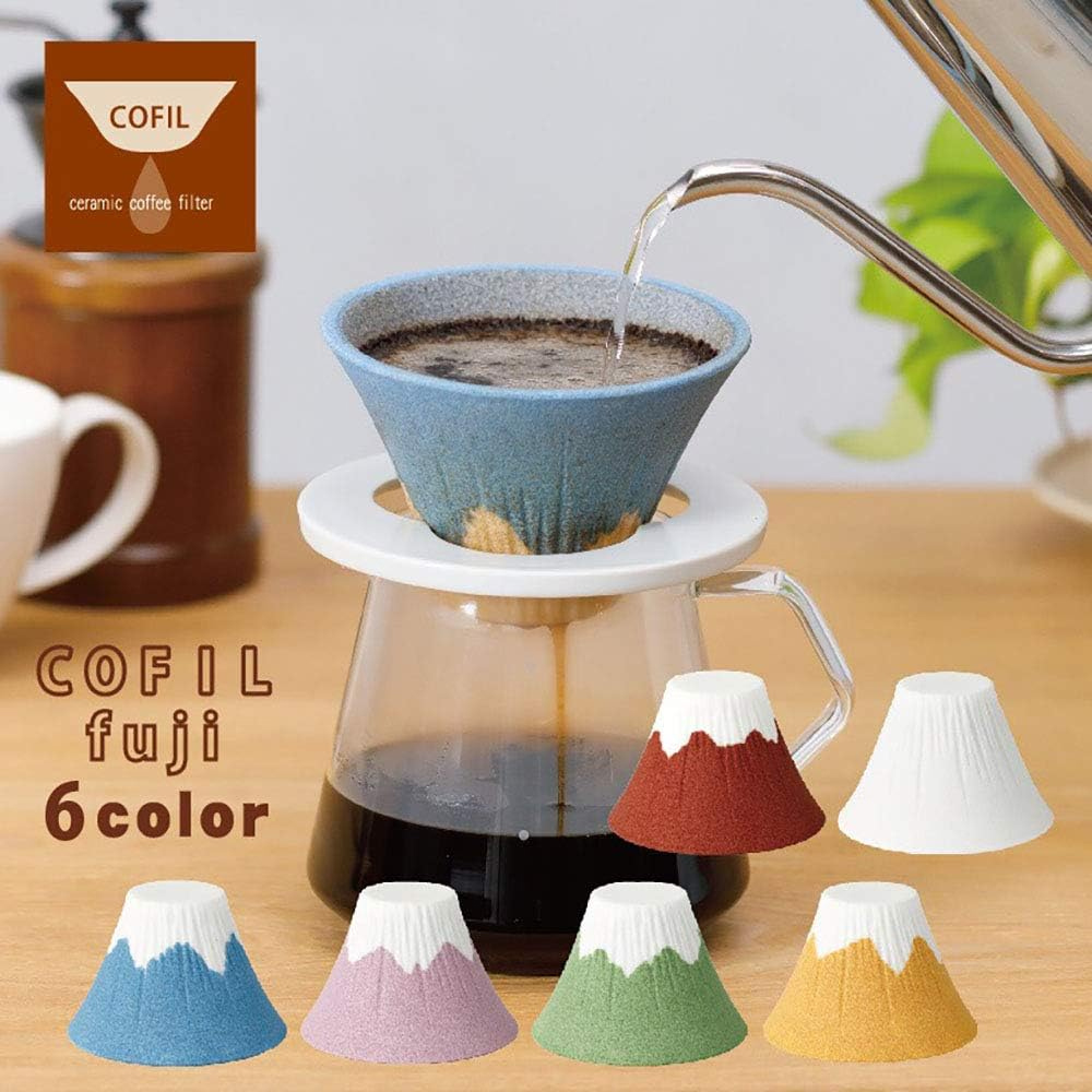 【COFIL】COFIL fuji 波佐見燒 富士山陶瓷手沖咖啡濾杯(免濾紙)
