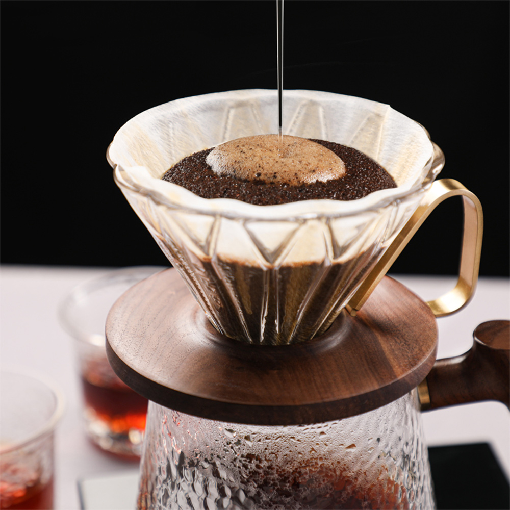 【zeroHero】菱鏡胡桃木濾杯(含黃銅手柄)