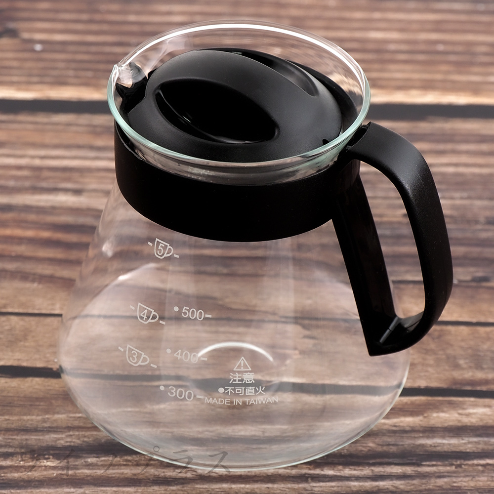 咖啡壺-600ml-塑膠手把