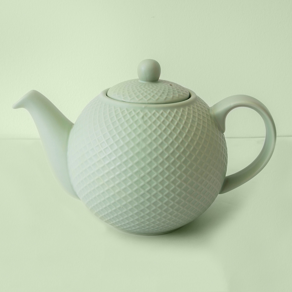 London Pottery Globe陶製茶壺(格紋綠900ml)