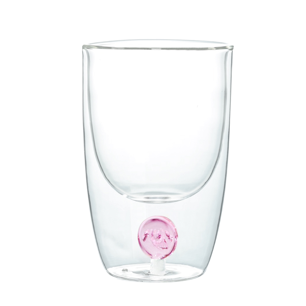 【ZACCA】心心相印耐熱雙層玻璃杯( 咖啡杯 茶杯 耐熱玻璃杯 高硼矽玻璃杯 隔熱防燙杯 水杯 杯子)