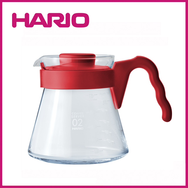 【HARIO】V60好握02緋紅色咖啡壺 / VCS-02-RR