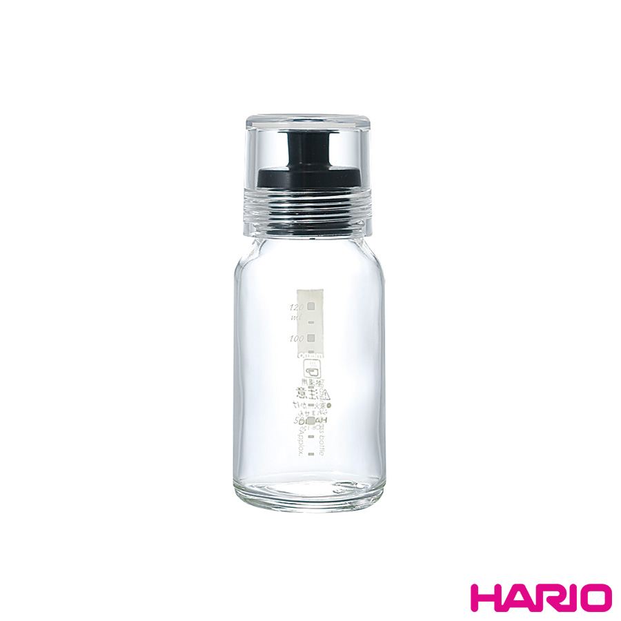 【HARIO】斯利姆黑色調味瓶120ml / DBS-120B