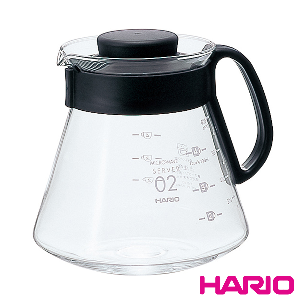 【HARIO】V60經典60咖啡壺600ml / XVD-60B