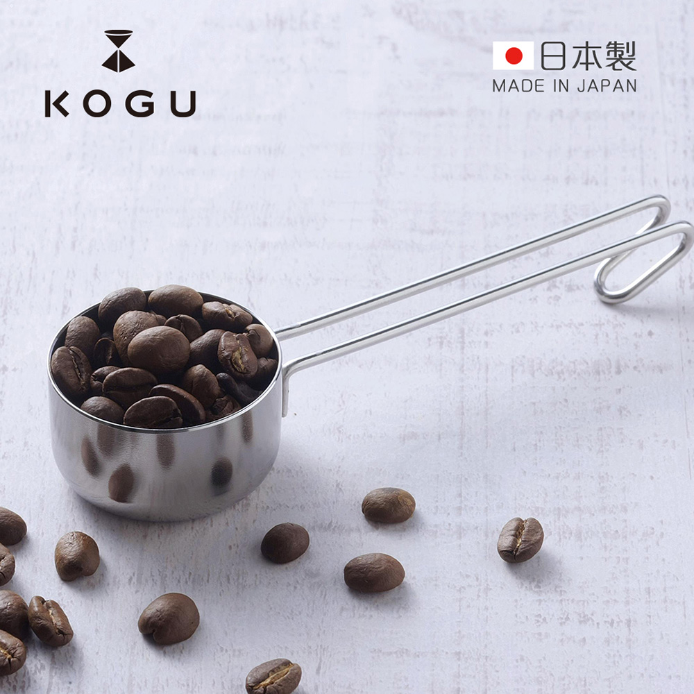 【日本下村KOGU】日製可掛式18-8不鏽鋼咖啡豆勺/量匙(10g)