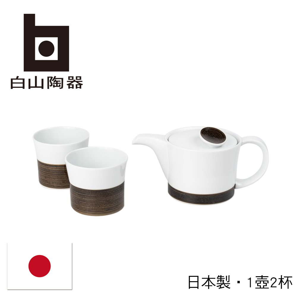 【白山陶器】日本麻紋飲茶組-咖啡