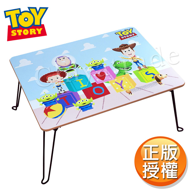 【迪士尼Disney】台灣製 玩具總動員 摺疊桌 方桌 和室桌 兒童桌60x48x30cm